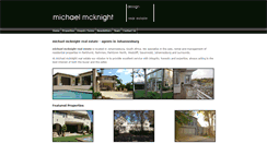 Desktop Screenshot of mcknightrealestate.co.za